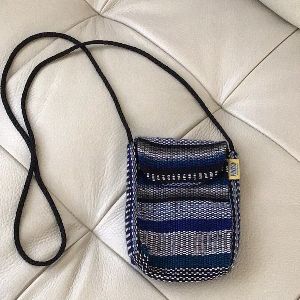 Mexican Blue Southwest Colors Fabric Pouch NWOT